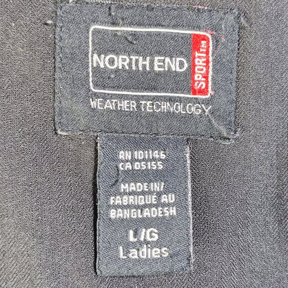 North End Sport hooded winter jacket women's size L black colour - Picture 4 of 14